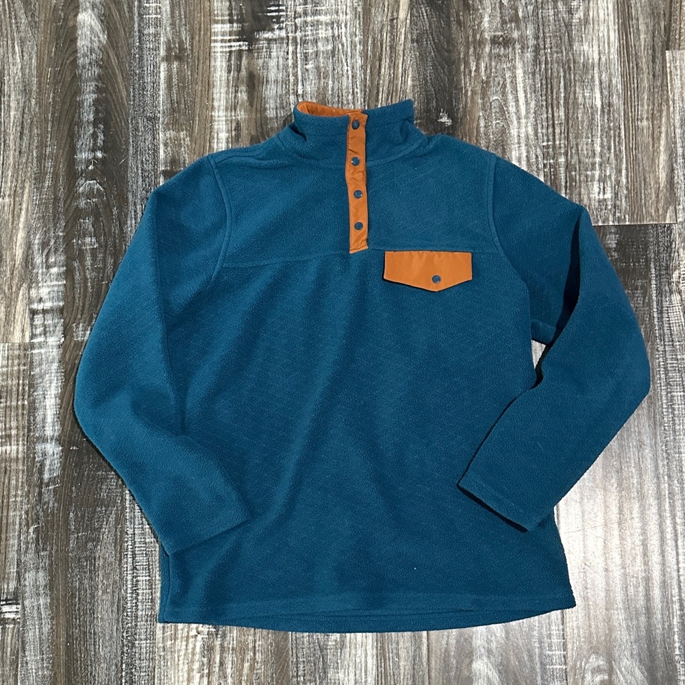 ZYIA Blue Fleece Pullover